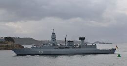 FGS SACHSEN F219 Lead Ship Of Sachsen 124 Class Frigate Federal German Navy Plymouth Sound Plymouth Devon UK 2025 Order No-GF 170