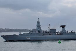 FGS SACHSEN F219 Lead Ship Of Sachsen 124 Class Frigate Federal German Navy Plymouth Sound Plymouth Devon UK 2025 Order No GF169