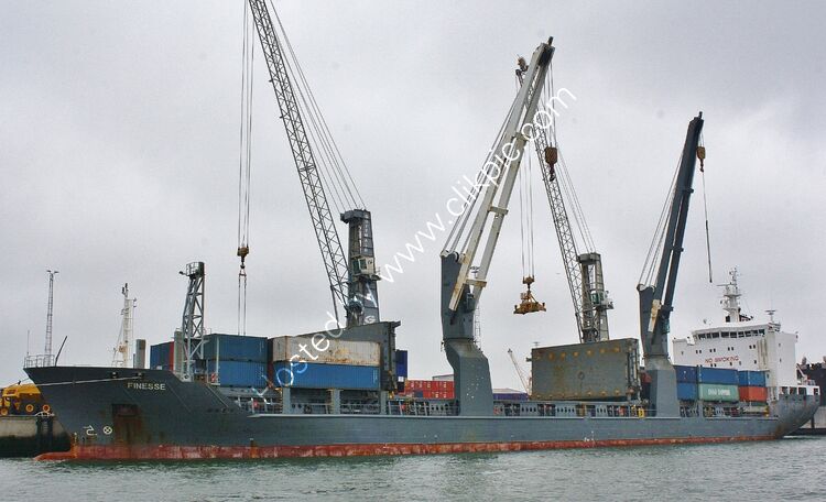 FINESSE Geared General Cargo & Container Ship (9388900) Dwt-12,684 LOA-455Ft (138Mts) Blt-China Changjiang Gp China) 2008 Port Of Rotterdam Holland 2015 Order No FCT133
