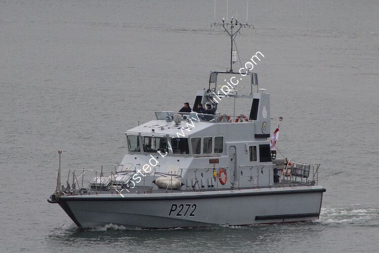 HMS SMITER P272 British Royal Navy P2000 Archer Class Patrol Boat Blt-Watercraft UK 1986 Order Number RNGB(CPT)285