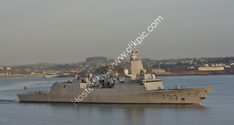 HNoMS OTTO SVERDRUP F312 Fridtjof Nansen Class Frigate Royal Norwegion Navy Blt-Navantia Spain5-2008 Dmt-5290 Tons Plymouth Sound Plymouth Devon UK 2024 Order No-NN17