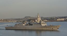 HNoMS OTTO SVERDRUP F312 Fridtjof Nansen Class Frigate Royal Norwegion Navy Blt-Navantia Spain5-2008 Dmt-5290 Tons Plymouth Sound Plymouth Devon UK 2024 Order No-NN17