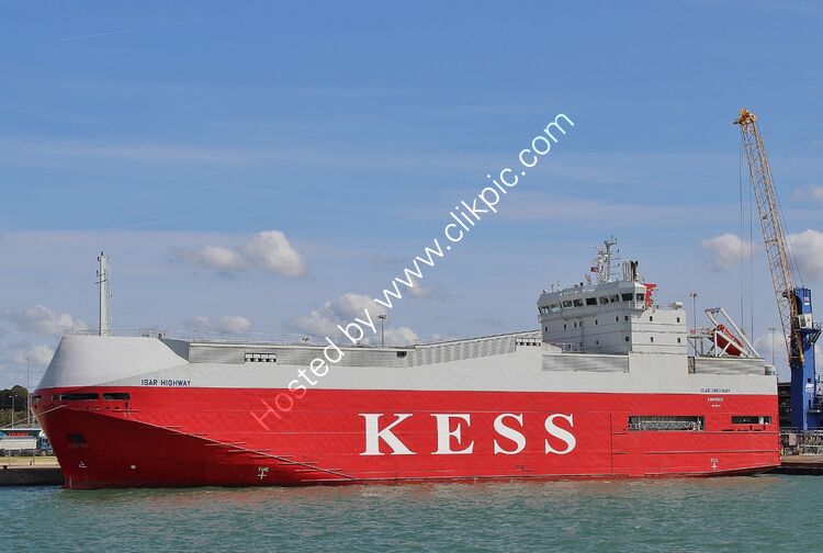 ISAR HIGHWAY Vehicle & Truck Carrier (9195145) Blt-2000 By-Hegemann & Rolandwerft Germany Ow-Stargate Ship Management Ltd GT-9233 LOA-99Mts(327 Ft) Order No VCR-366