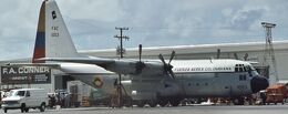 LOCKHEED C130B HERCULES 1003 (3572) Fuerza Aerea Colombiana 1967 Miami International Airport Florida USA Crashed In The Atlantic Ocean 330 Miles From Cape May USA 26-8-1969 Order Number-RB65