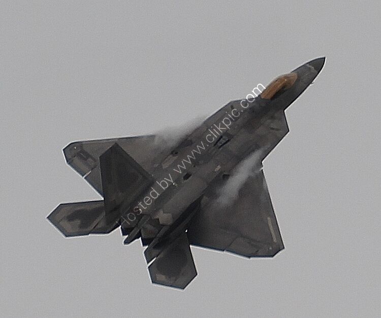 LOCKHEED F22 RAPTOR USAF 643-4191 (919-1278 477TH Fighter Grp 302ND Fighter Sqd (The Tuskagee Airmen) Duxford Aerodrome Cambridgeshire UK 2016  Order Number F22-40