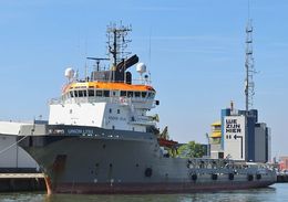 Ref OSV-2 Union Lynx Offshore Support Vessel Port Of Rotterdam Holland 2017 (C)RLT Aviation And Maritime Images 2018 opt