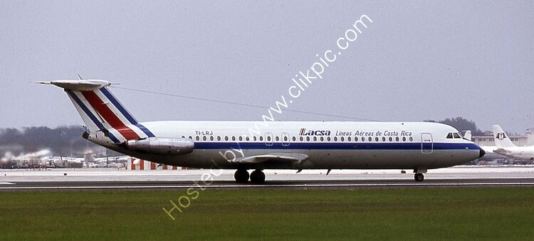 BAC111-531FS Lacsa SA Costa Rica TI-LRJ (BAC244) Miami International Apt Florida USA 1974 Order Number RB2