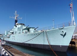PMS-23 HMS Cavalier D73 Preserved C Class Destroyer From World War 2 Ack-Chatham Historic Dockyard Kent Gt Britain 2020 (C)RLT Aviation And Maritime Images 2020 opt