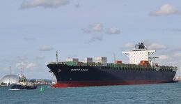 PORT KAGIO Contaier Ship (9261451) Ow-International Maritime Ent Monaco Blt-Koyo Dockyard Co Ltd Japan 2002 Gt-66332 Dwt 67164 Lgt-278Mts(912Ft) Beam 40Mts (131Ft) Order No-OCT 826