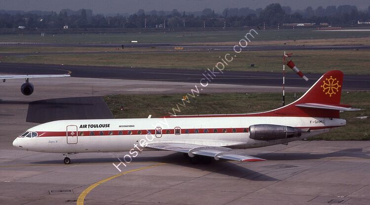 SUD AVIATION SE210 Caravelle10-B3 Super B Air Toulouse F-GHMU (249) Location & Date Unknown Order Number RB174