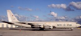 RB 184 - B707-CT49A(TCA) -NATO-OTAN (AEWF) - LX-N19997 - Boeing Facility,Seattle,Washington State,USA - 2002 - Copy