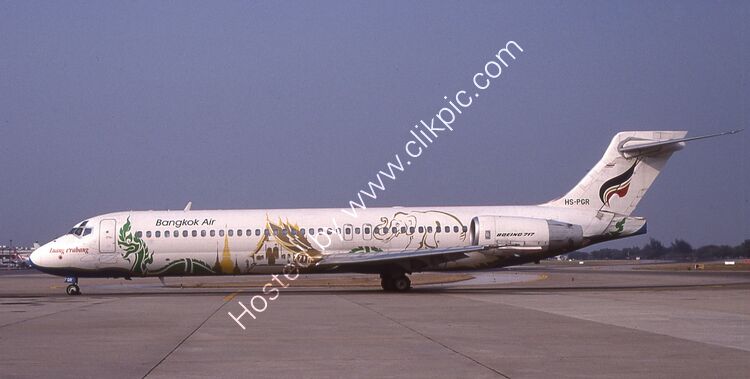 BOEING 717-231 Bangkok Air HS-PGR (55074) Boeing Facility,Seattle,Washington State,USA 2002 Order Number RB186