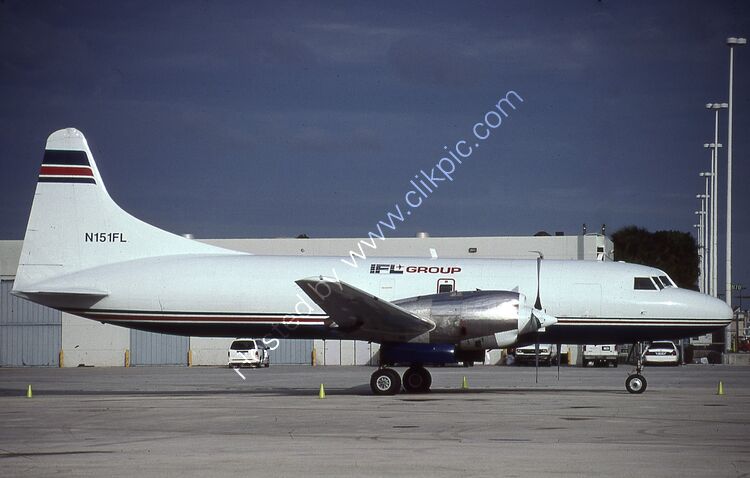 CONVAIR CV 580 IFL Group N151FL (340-151) Mesa Apt Mesa Arizona,USA 2002 Order Number RB212