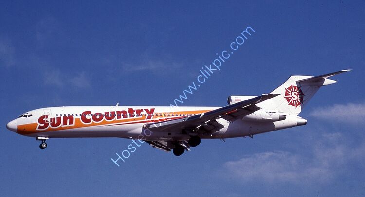 BOEING 727-2A1 Sun Country Airlines N287SC (21345) Los Angeles International Apt California USA 1998 Order Number RB216