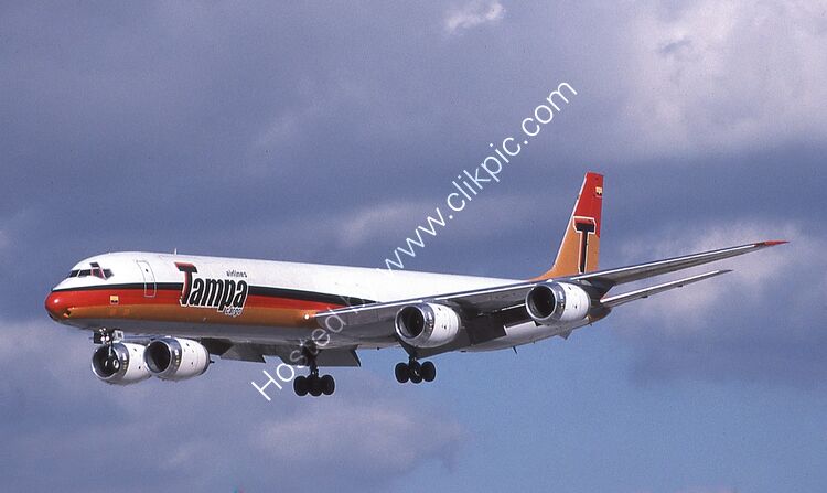 DOUGLAS DC8-71 Tampa -Transportes Aereos Mercantiles Panamericanos Construction Number & Registration Unknown Miami Internatonal Apt Florida,USA 2002 Order Number RB218