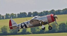 REPUBLIC P47D THUNDERBOLT 54-9192 G-THUN (399-55731) Fighter Aviation Engineering Duxford Afd Cambridgeshire UK 2023 Order Number R47-81