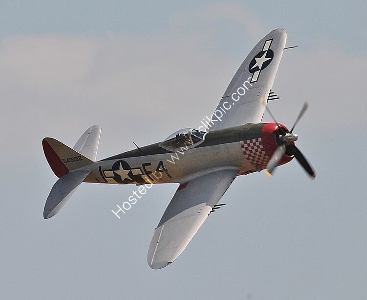 REPUBLIC  P47D THUNDERBOLT USAF Colours 54-9192 G-THUN (399-55731) Ow-Fighter Aviation Engineering Duxford Afd Cambridgeshire UK 2023 Order No R47-66