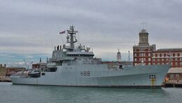 REf-RNGB(SS)82 HMS Enterprise H88 Royal Navy Survey Ship RN Dockyard Portsmouth Hampshire Gt Britain 2021 (C)All Copyrights Reserved RLT-Aviation And Maritime Images 2022 opt