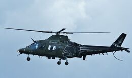 Re-A109-8 Augusta A109BA Hirundo H24 Belgian Air Force RAF Cosford Shropshire Gt Britain 2012 (C)RLT-Aviation And Maritime Images 2018 opt