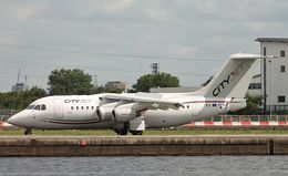Ref-146-41 Avro RJ85 EI-RJF CityJet London City Airport London Gt Britain 2017 (C)RLT Aviation And Maritime Images 2018 opt