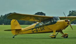 Ref-AER32 Aeronca 11AC Chief G-BTSR Sywell Aerodrome Northamptonshire Gt Britain 2017 (C)Copyrights Reserved - RLT Aviation And Maritime Images 2021 opt