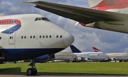 Ref-ASC-185 Boeing 747-400's Queens Of The Sky Await Their Fate Cotswolds Airport (Kemble) Gloucestershire GB 2020 (C)RLT Aviation And Maritime Images 2020