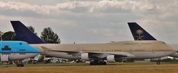 Ref-ASC-204 Boeing 747 481 Operated By Royal Saudia Airlines TF-AAC For Parting Out Cotswolds Airport Gloucestershire GB 2020 (C)RLT Aviation And Maritime Images 2020