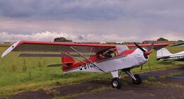 Ref-DEN-1 Deny Kitfox 3 Private Owner G-BTOL At a very stormy Dunkerswell Aerodrome Devon Gt Britain-2012 (C) All Copyrights Reserved 2021 RLT Aviation And Maritime Images opt