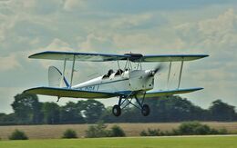 Ref-DH82-27 De Havilland DH82 Tiger Moth G-BPAJ Sywell Aerodrome Northamptonshire Gt Britain 2017 (C)RLT Aviation And Maritime Images 2018 opt