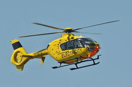 Ref-EC13-19 Airbus Eurocopter EC135-P2 Western Power G-WPDA Bristol Airport North Somerset Gt Britain 2017 (C)Copyrights Reserved - RLT-Aviation And Maritime Images 2021