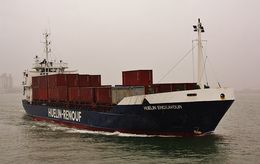 Ref FCT-1 Huelin Endeavour Container Ship & General Cargo Southampton Water Hampshire Gt Britain 2012 (C)RLT Aviation And Maritime Images 2018 opt