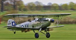 Ref HHD-4 Hawker Hind RAF-Shuttleworth Trust K5414 G-AENP Old Warden Aerodrome Bedfordshire Gt Britain 2013 (C)RLT Aviation And Maritime Images 2018 opt