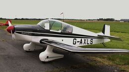 Ref-JDL14 Jodel (SAN) DR105A Ambassadeur G-AXLS Dunkerswell Aerodrome Devon Gt Britain 2012 (C)RLT Aviation And Maritime Images 2018 opt
