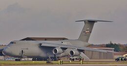 Ref-LC5-2 Lockheed C5M Galaxy USAF 87-0027 RAF Mildenhall Suffolk Gt Britain 2017 (C)RLT Aviation And Maritime Images 2018 opt