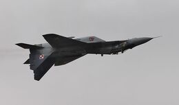 Ref-M29-23 MIG-29 Fulcrum (Mikoyan Gurevich) Polish Air Force 40 RAF Fairford Gloucestershire GB 2015 (C)RLT Aviation And Maritime Images 2018 opt