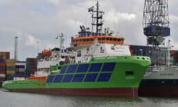 Ref OSV-22 Fairmount Sherpa Off Shore Supply Vessel Port Of Rotterdam Holland 2015 (C)RLT Aviation And Maritime Images 2018 opt