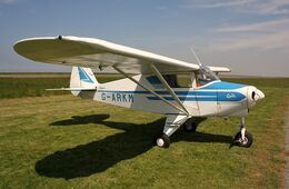 Ref-PA22-3 Piper PA22 Colt G-ARKM Perranporth Aerodrome Cornwall Gt Britain 2010 (C)RLT Aviation And Maritime Images 2018 opt