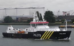 Ref-PL25 Polaris Port Of Rotterdam Pilot Station Passing Vlaardingen,On The New Waterway Rotterdam Returning To The North Sea 2015 (C)RLT Aviation And Maritime Images 2018 opt