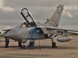 Ref-PTO7 Panavia Tornado GR4 ZA598 RAF Being Made Ready For Another Display RNAS Culdrose Cornwall Gt Britain 2013 (C)RLT Aviation And Maritime Images 2018