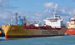 Ref-PVT479 Stolt Ebony Tanker Fawley Southampton Water Hampshire Gt Britain 2020 (C)RLT Aviation And Maritime Images 2020 opt