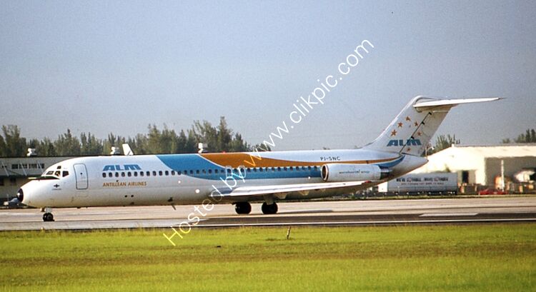 DOUGLAS DC9-32 ALM-Antillian Airlines PJ-SNC (47669) Fort Lauderdale Apt Florida USA 1979 Order No RB11