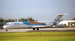 Douglas DC9-32 ALM-Antillian Airlines PJ-SNC (47669) Fort Lauderdale Apt Florida USA 1977 Order Number RB11