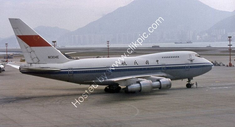 BOEING 747SP-J6 CAAC N1304E (21934) Hong Kong International Apt China Date Unknown Order Number RB38