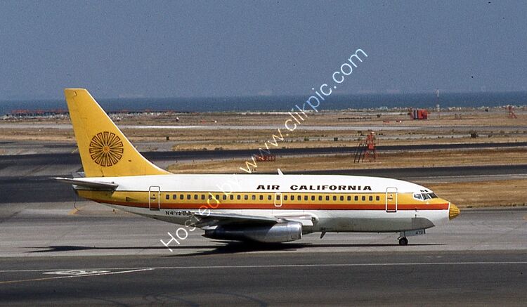 BOEING 737-159 Air California N472GB (19679) San Francisco International Apt,California USA Date Unknown Order Number RB46