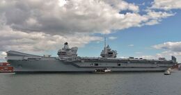 Ref-RNGB(ACC)36 HMS Queen Elizabeth RO8 Aircraft Carrier Royal Navy RN Dockyard Portsmouth Hants GB 2020 (C)RLT Aviation And Maritime Images 2020 opt