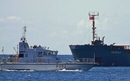Ref-RNGB(CPT)20 HMS Charger P292 Royal Navy Patrol Vessel Plymouth Sound Plymouth Devon Gt Britain 2020 (C)RLT Aviation And Maritime Images 2020 opt