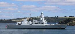 Ref-RNGB(DTY)32 HMS Defender D36 Daring Class Destroyer Plymouth Sound Devon Gt Britain 2020 (C)RLT Aviation And Maritime Images 2020 opt