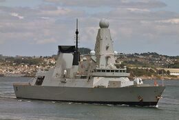 Ref-RNGB(DTY)62 HMS Defender D36 Royal Navy Type 45 Destroyer Plymouth Sound Devon Gt Britain 2020 (C)RLT Aviation And Maritime Images 2020 opt