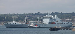Ref-RNGB(TKS)56 RFA Tidespring A136 Royal Navy Tanker-Stores Replenishment Vessel Plymouth Sound Plymouth Devon GB 2020 (C)RLT Aviation And Maritime Images-2020