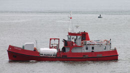 Ref-TDR38 Hambledon Diving Tender (Ex RN Loyal Class Fleet Tender) Plymouth Sound Plymouth Devon GB-2021 (C)Copyright Reserved RLT-Aviation And Maritime Images 2021
